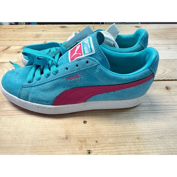 PUMA Shoes - PUMA Suede‎ Classic Sneakers Unisex Size 9 Blue Pink Casual Shoes